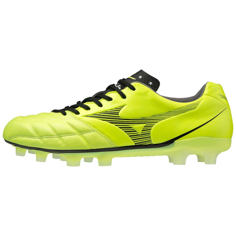 Botas de Futbol Mizuno Rebula Cup Japan Hombre Amarillo/Negras España IDCU-80163